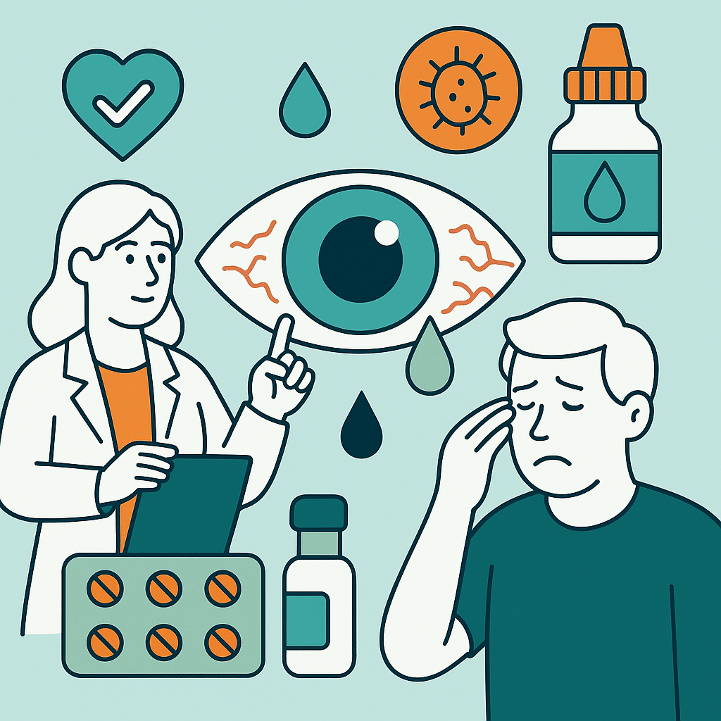 Featured image for Hur väljer man rätt medicin för röda ögon?