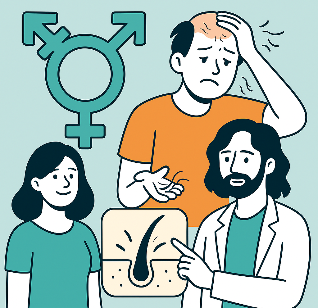 Featured image for Lösningar för håravfall vid transgender: Återfå självförtroendet och omfamna förändring