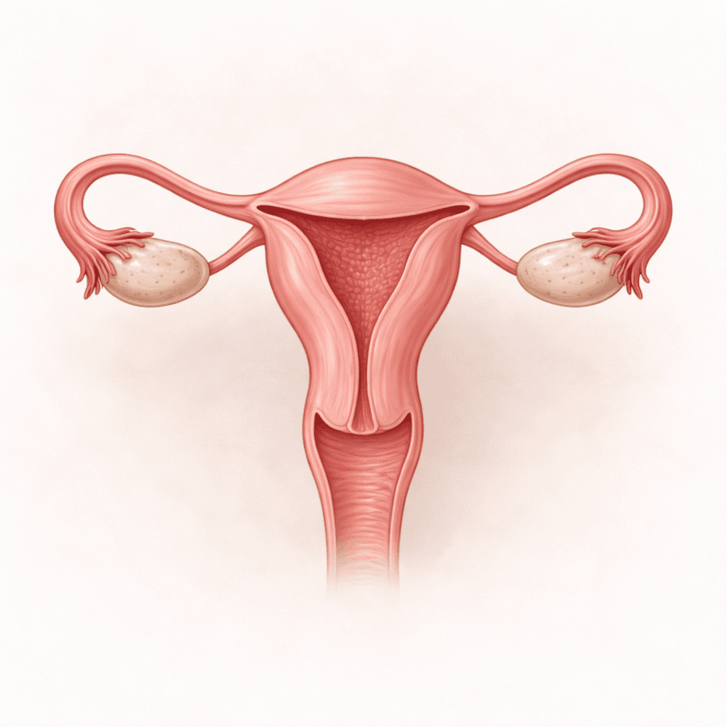 Endometriose tritt auf, wenn Gewebe, das dem Gebärmutterschleimhaut ähnelt, außerhalb der Gebärmutter wächst.