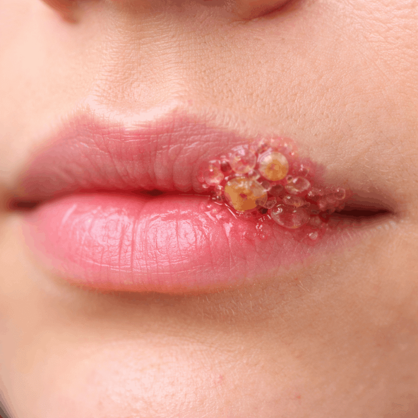 Herpes outbreaks usually last longer during the first episode than during later recurrences.
