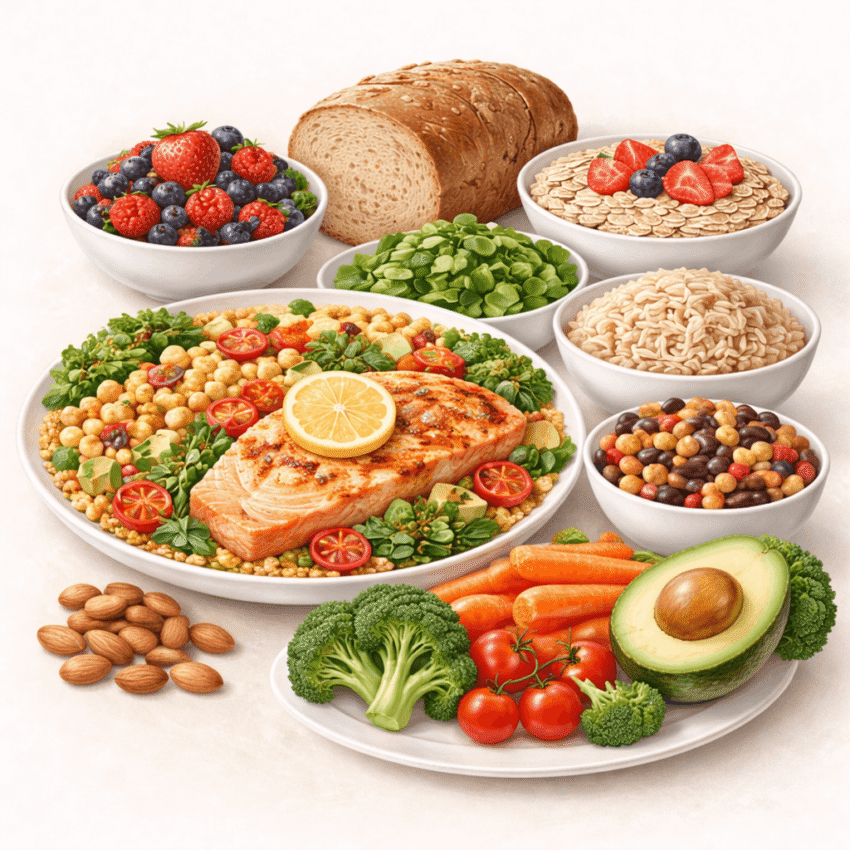 Which type of food helps add bulk to stool and supports regular bowel movements?