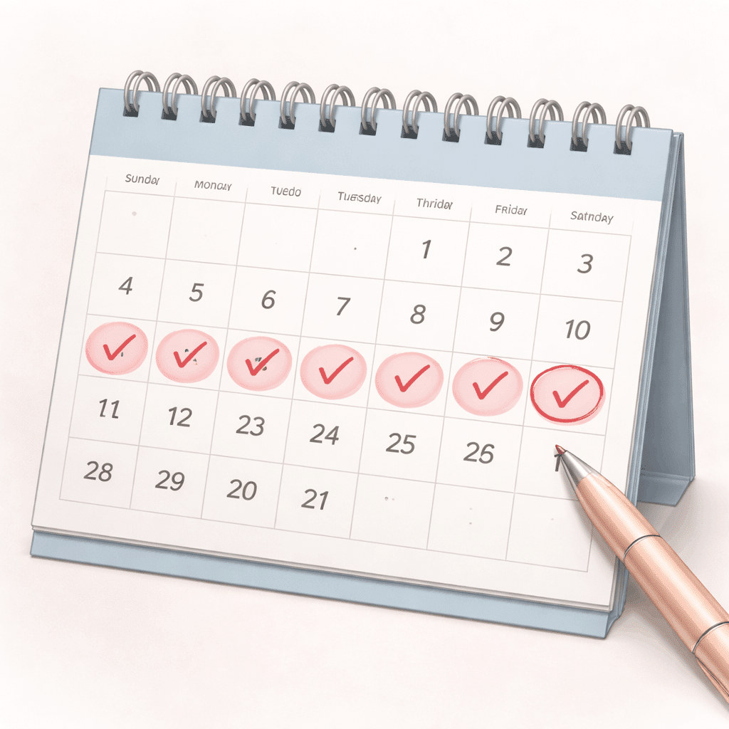 Wie oft muss das Verhütungspflaster gewechselt werden, wenn es richtig angewendet wird?