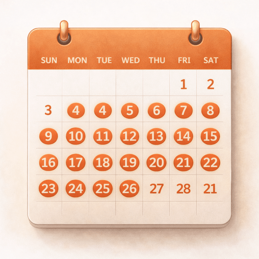 How long is the contraceptive ring typically kept in place during one cycle?