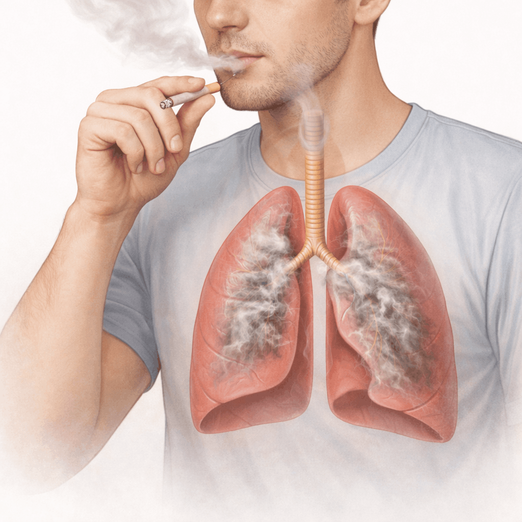 Was ist die häufigste Ursache für COPD?