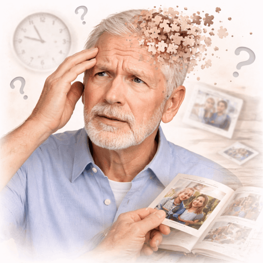 What does the term dementia refer to?