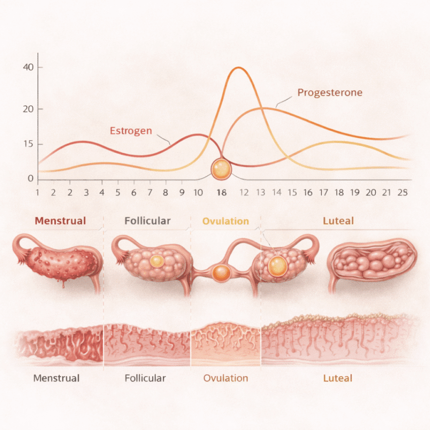 When does ovulation usually occur in a regular menstrual cycle?