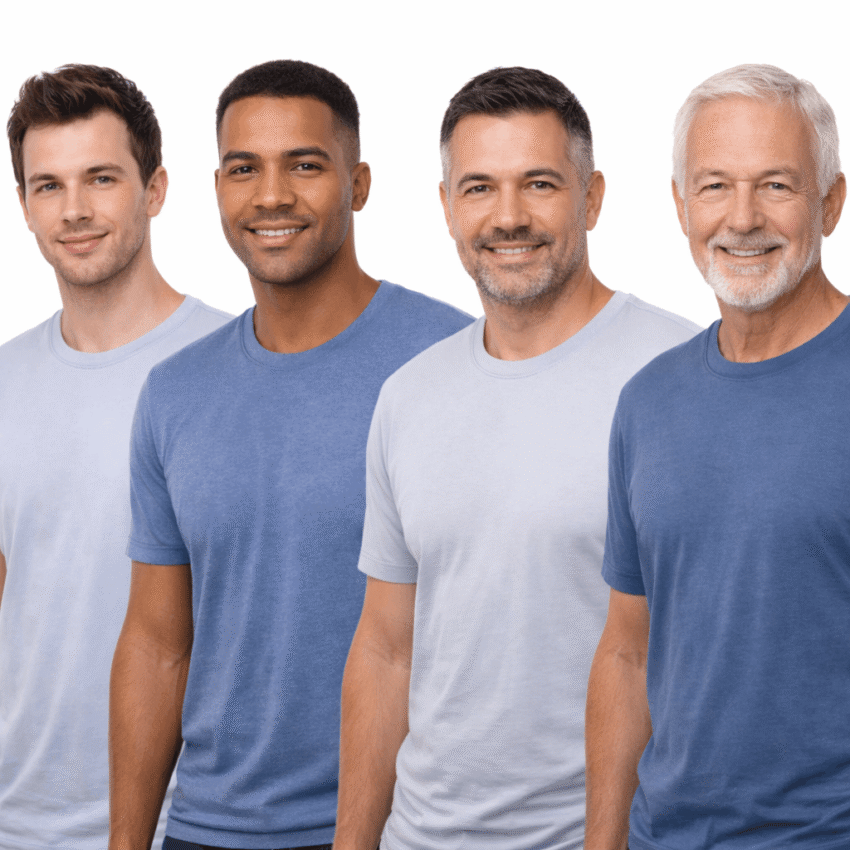 Which age group is most commonly affected by haemorrhoids?