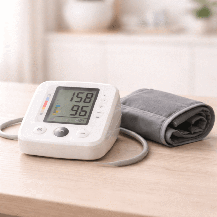What blood pressure reading is commonly used to diagnose hypertension in adults?