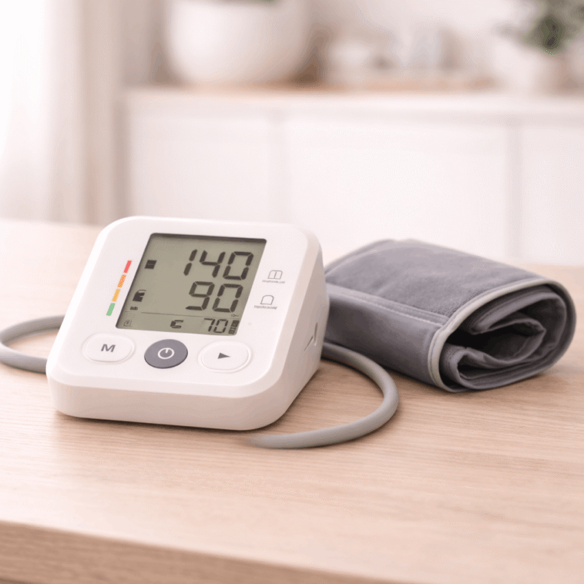 Which blood pressure reading is generally considered high for most adults?