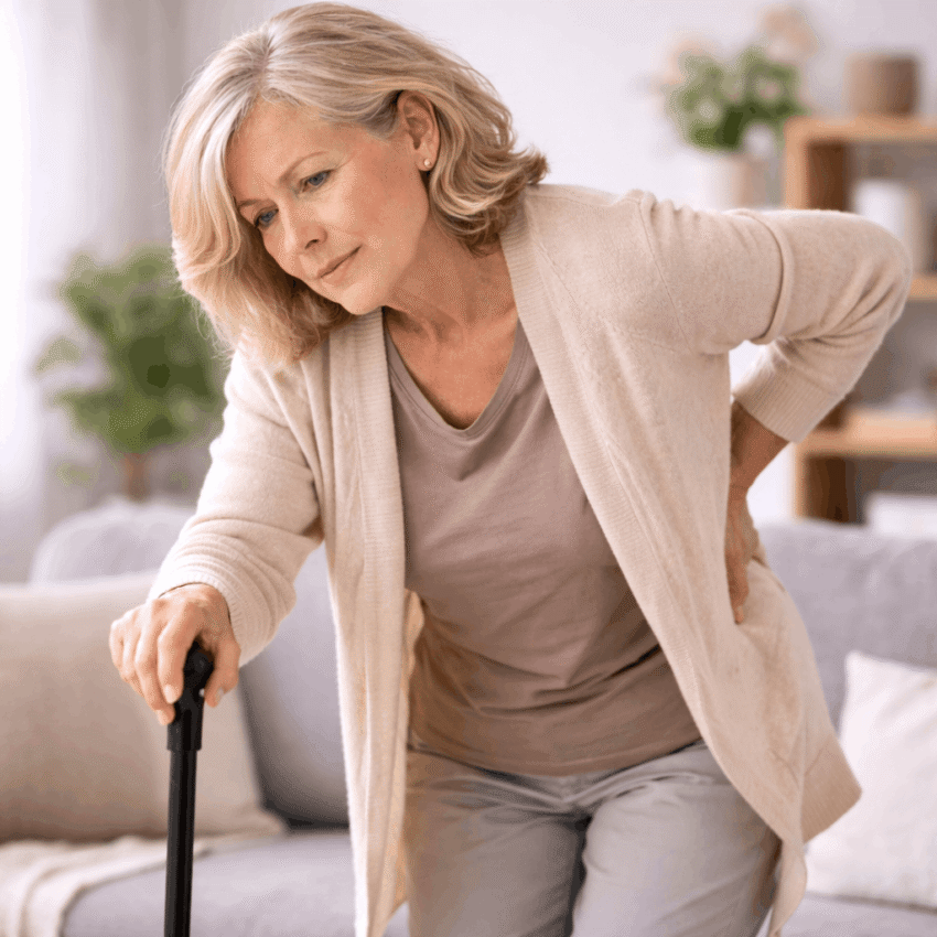 Which hormone declines most significantly during menopause and contributes to many symptoms?
