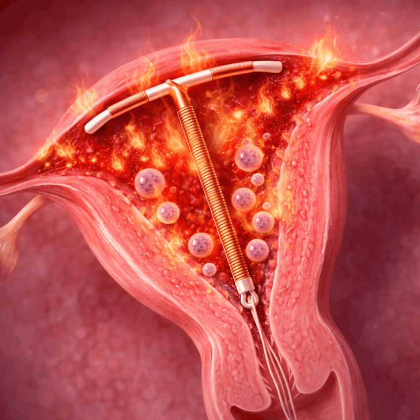 How does a copper IUD primarily prevent pregnancy?