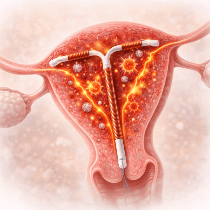 How does the copper IUD prevent pregnancy?