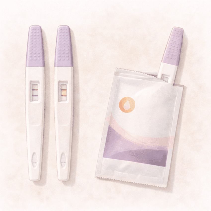 Which hormone surge is detected by ovulation predictor kits?