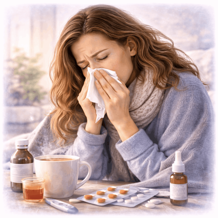 Fatigue associated with the flu can last longer than the main symptoms.