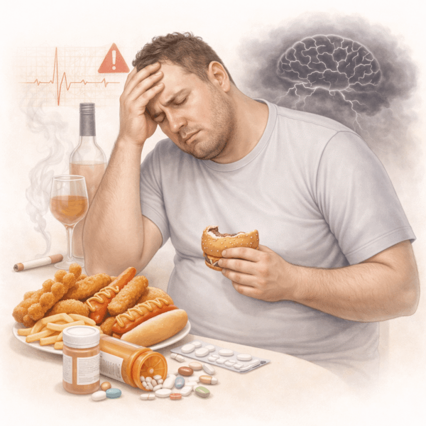 Psychological and physical factors can both contribute to erectile dysfunction at the same time.