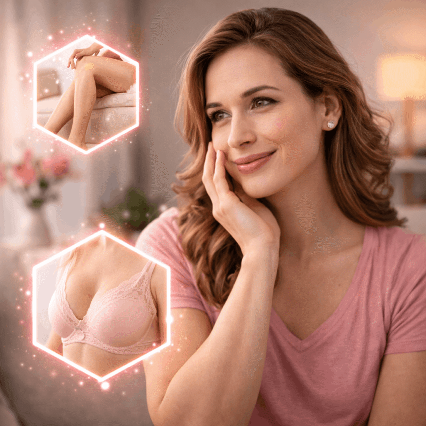 The physical changes from estrogen therapy usually happen gradually over months or years.