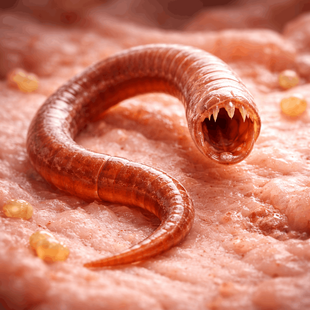 Wormen (helminthen) zijn meercellige parasieten die vaak met het blote oog te zien zijn.
