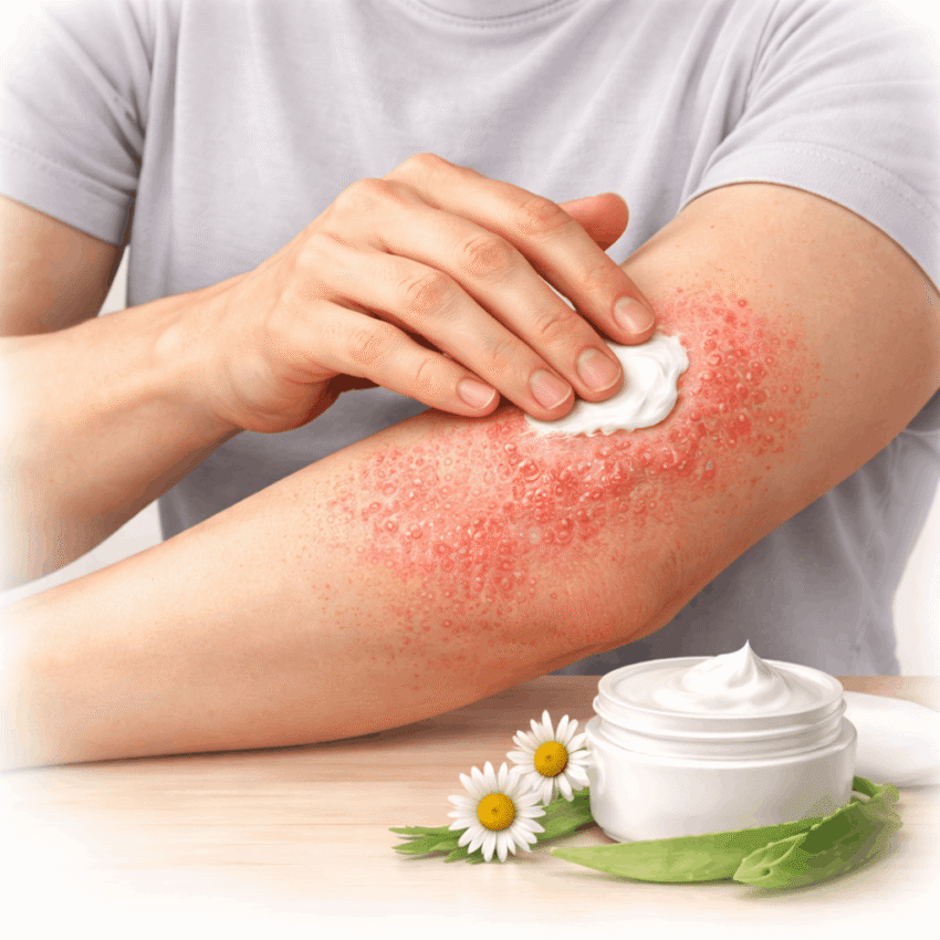 When are steroid creams most appropriately used in eczema treatment?