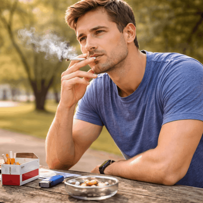 Which habit is known to negatively affect erectile function?