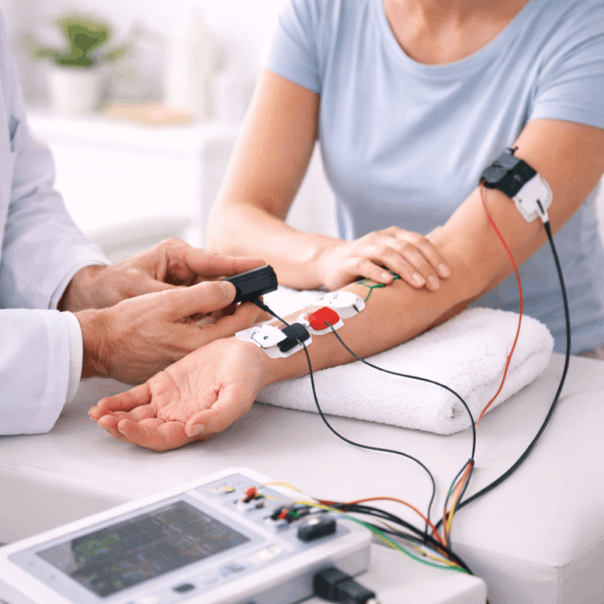 Which test may be used to evaluate how well nerves are functioning?