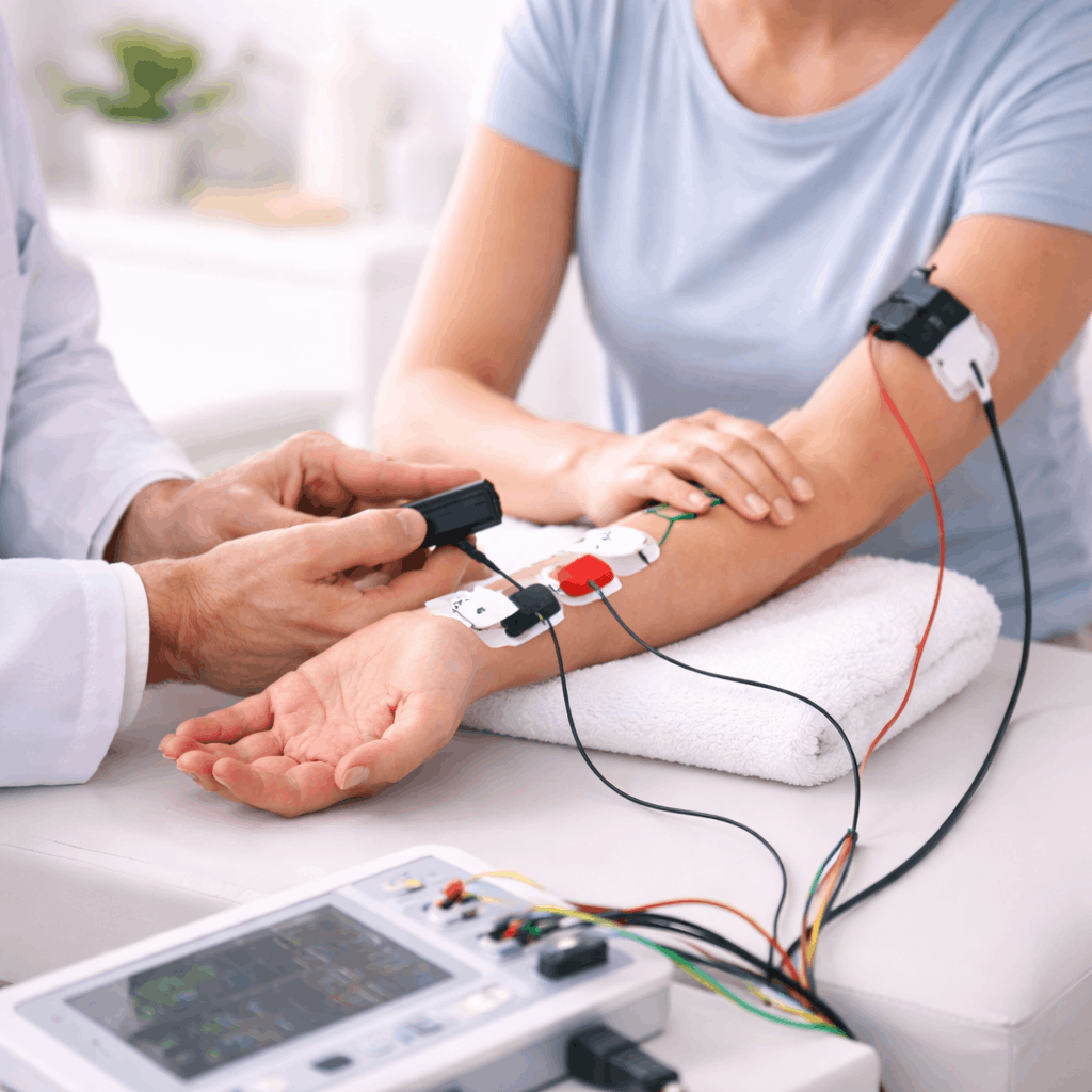 Welke test kan worden gebruikt om te beoordelen hoe goed de zenuwen functioneren?