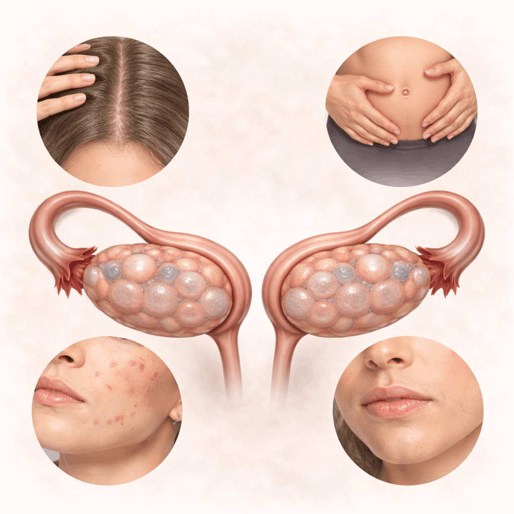 Welche Erkrankung wird häufig mit unregelmäßiger Ovulation in Verbindung gebracht?