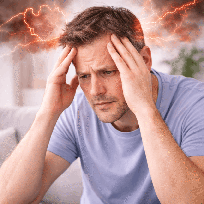 Chronic stress can contribute to long-term increases in blood pressure.
