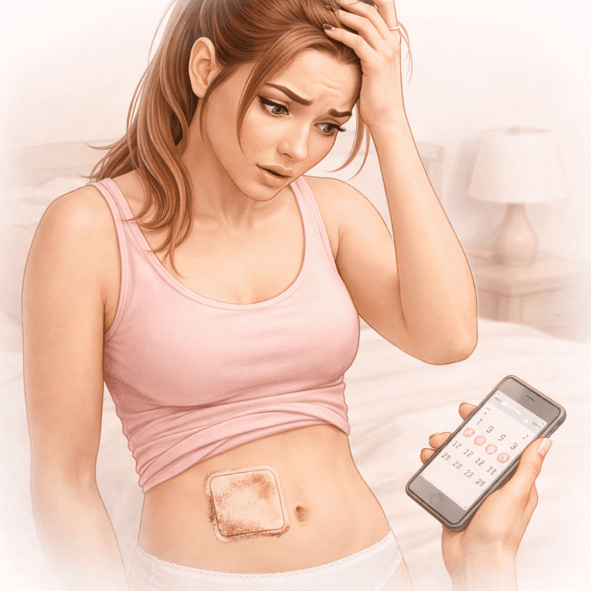 What can reduce the effectiveness of the contraceptive patch?