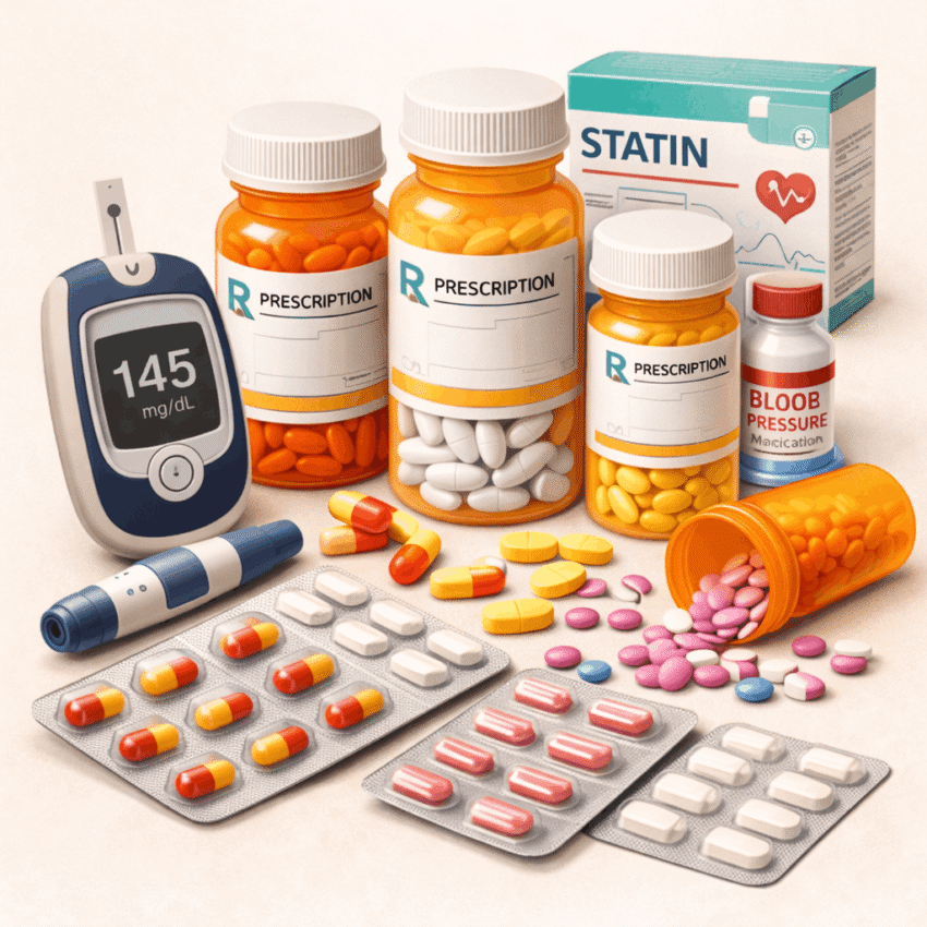 Which medication is commonly used to improve insulin sensitivity in prediabetes and metabolic syndrome?