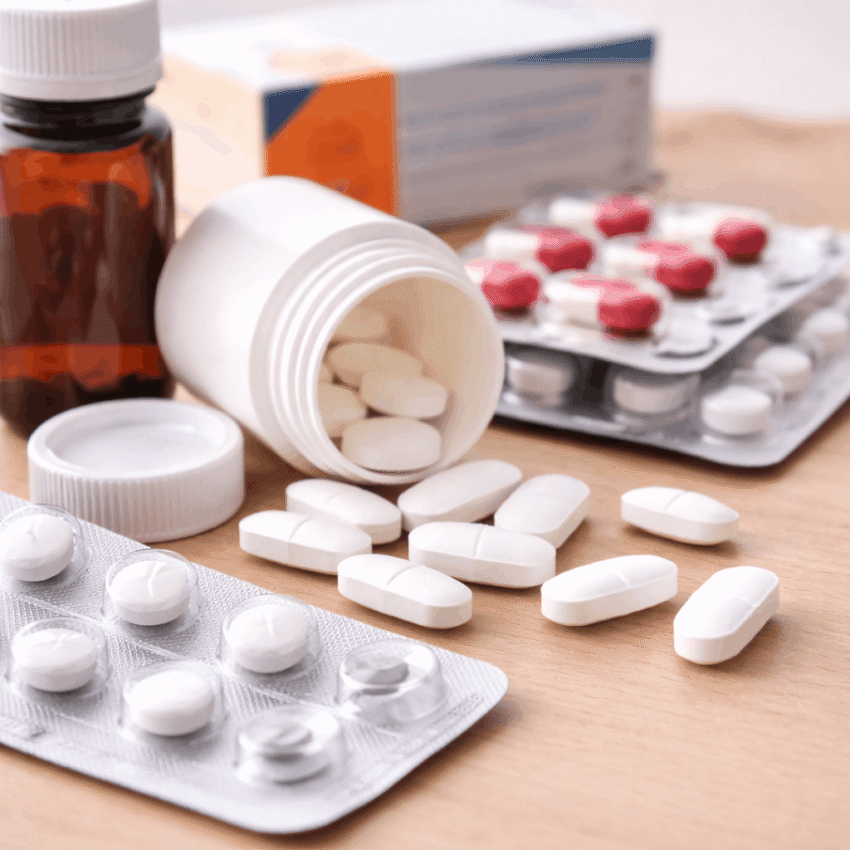 How do NSAIDs like ibuprofen help relieve menstrual cramps?