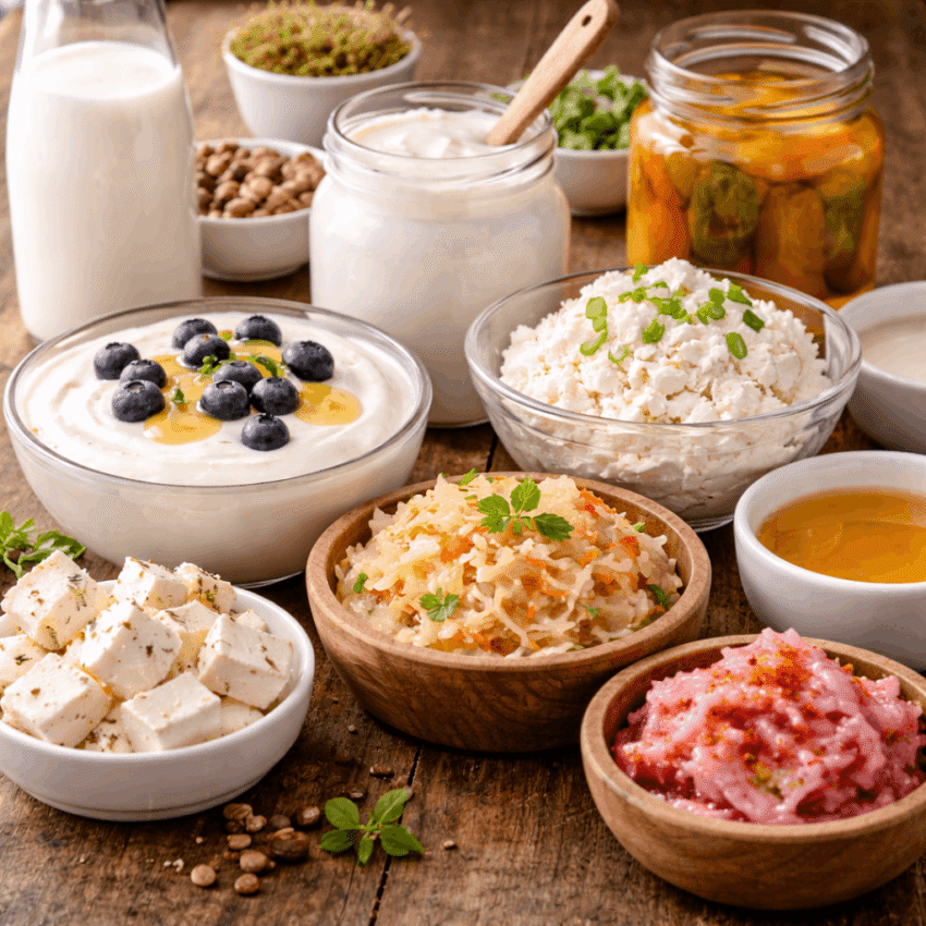 Probiotics may help support recovery from diarrhea by improving gut balance.