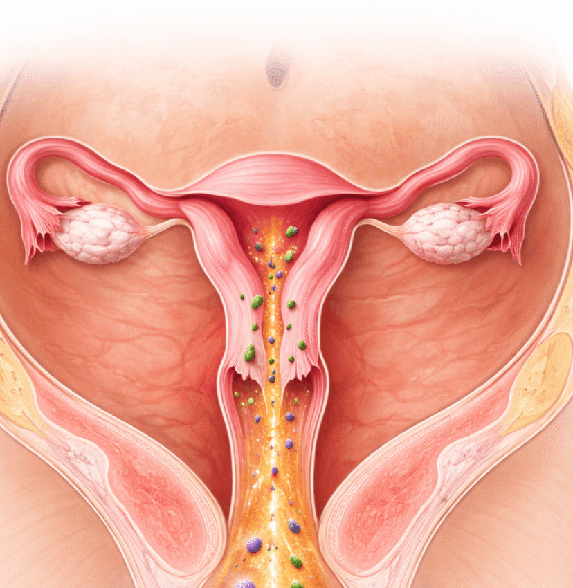 Changes in vaginal discharge color, consistency, or smell can signal a genital tract infection.