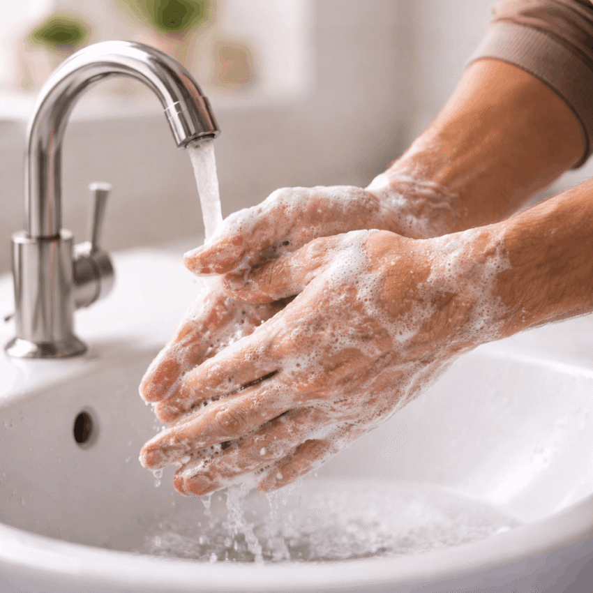 Good hygiene practices, such as handwashing and safe food handling, help prevent reinfection with parasites.