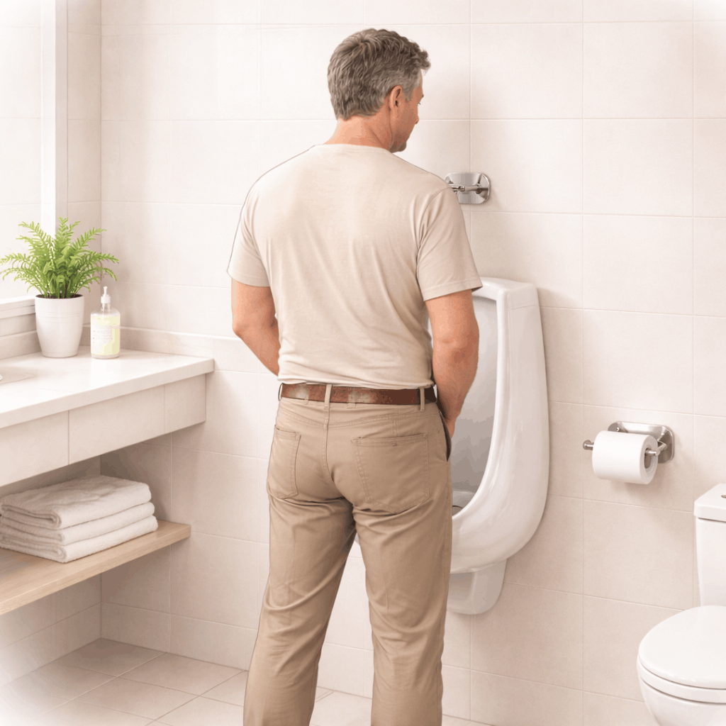 Welke urineklacht wordt vaak geassocieerd met goedaardige prostaathyperplasie (BPH)?