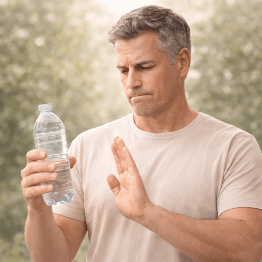 Reducing fluid intake only in the evening may help manage nighttime urinary symptoms without causing dehydration.