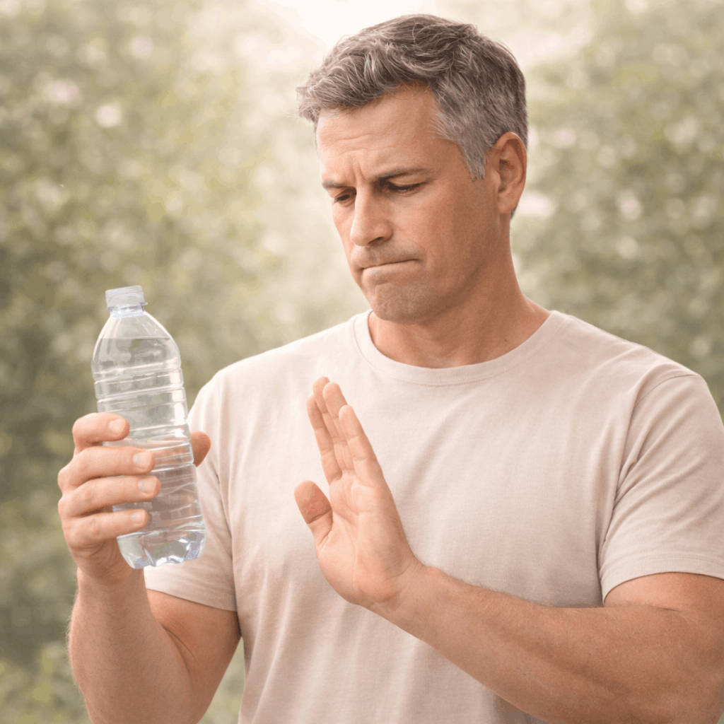 Het verminderen van de vochtinname alleen 's avonds kan helpen om nachtelijke urineklachten te beheersen zonder uitdroging te veroorzaken.