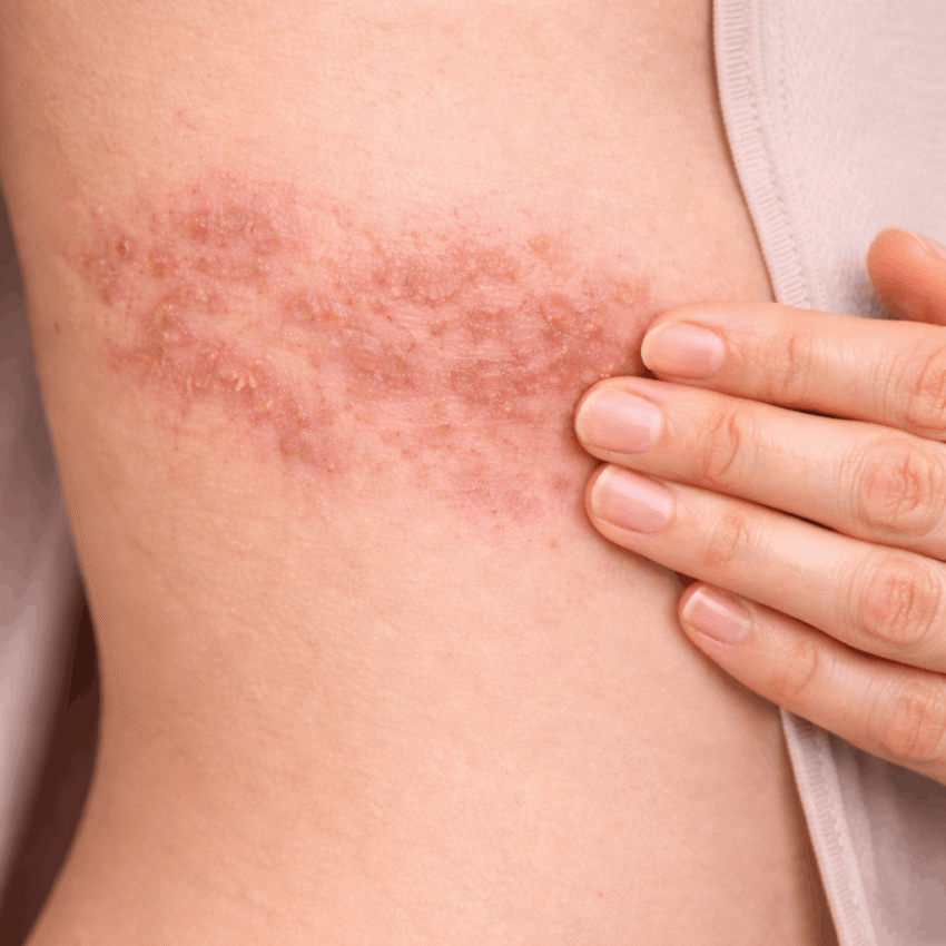 Shingles pain may continue even after the rash has healed.