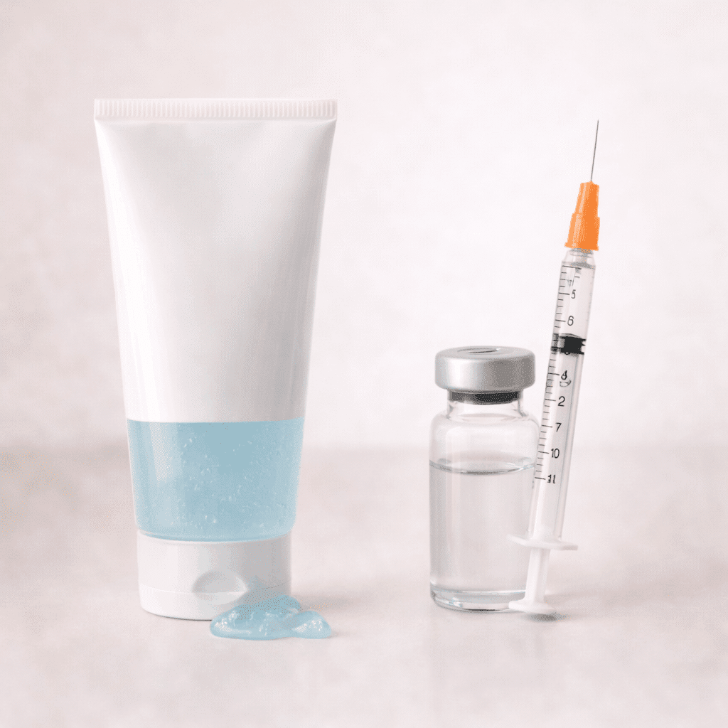 Wat is een belangrijk verschil tussen injecteerbare en gel-testosteron?