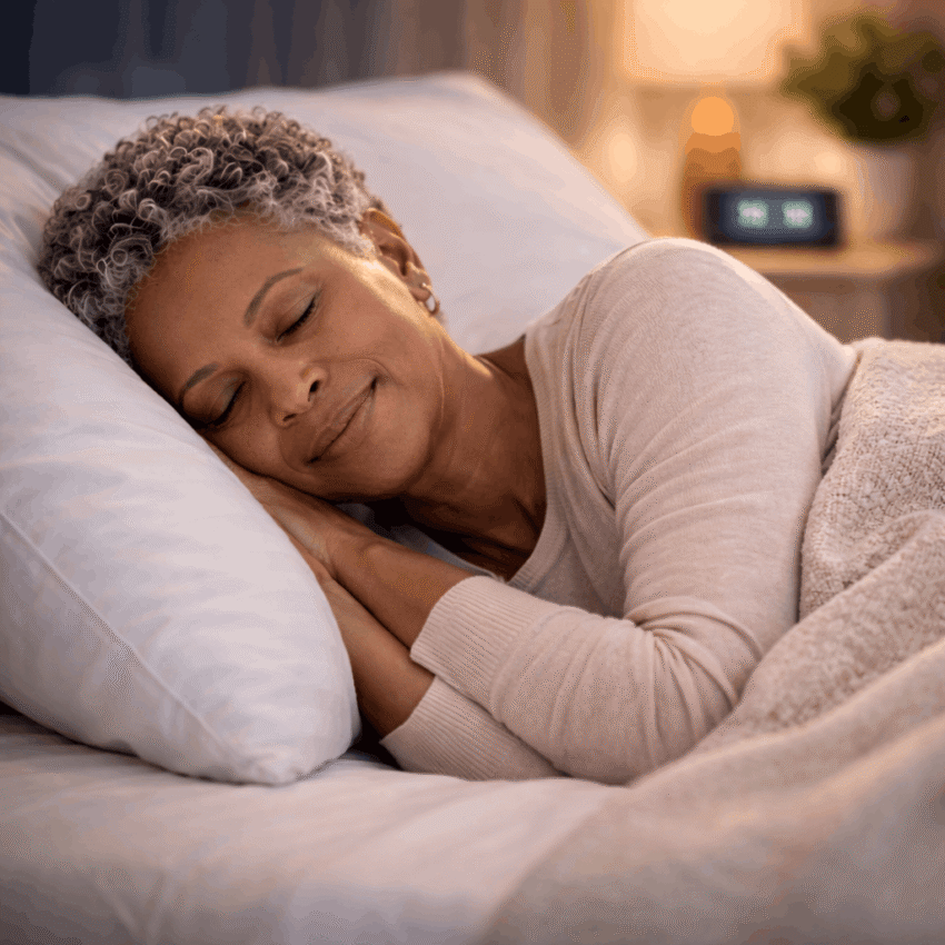 Which approach may help improve sleep during menopause?