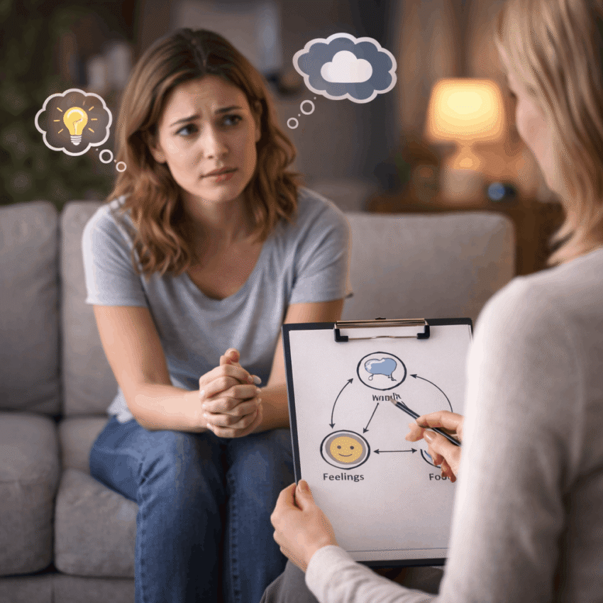 Which therapy is considered a first-line treatment for chronic insomnia?