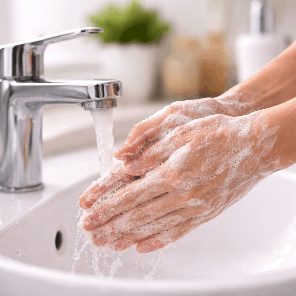 Welke gewoonte kan helpen het risico op het krijgen van darmwormen te verminderen?