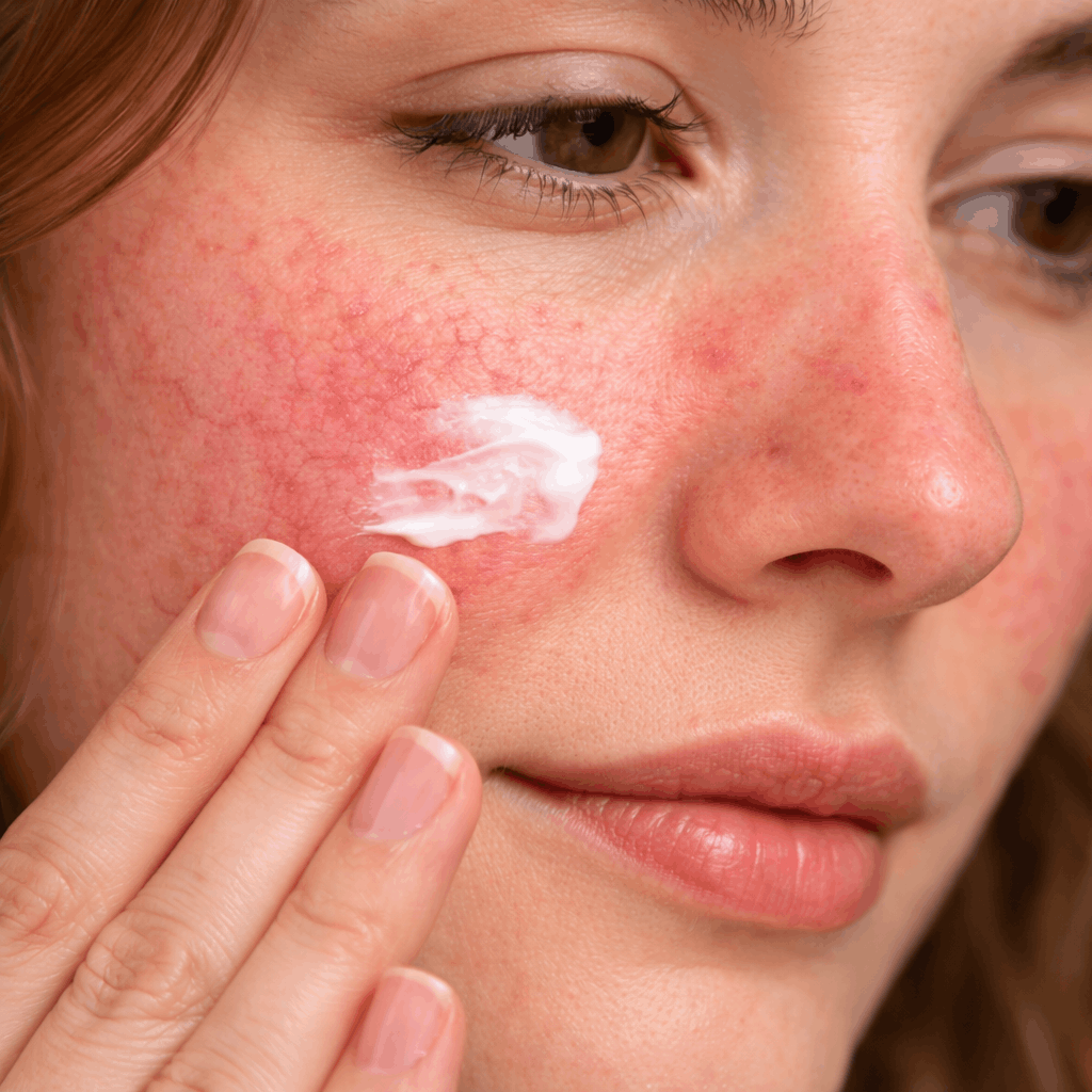 Medische behandelingen en milde huidverzorgingsroutines kunnen worden gecombineerd om rosacea effectiever te beheersen.