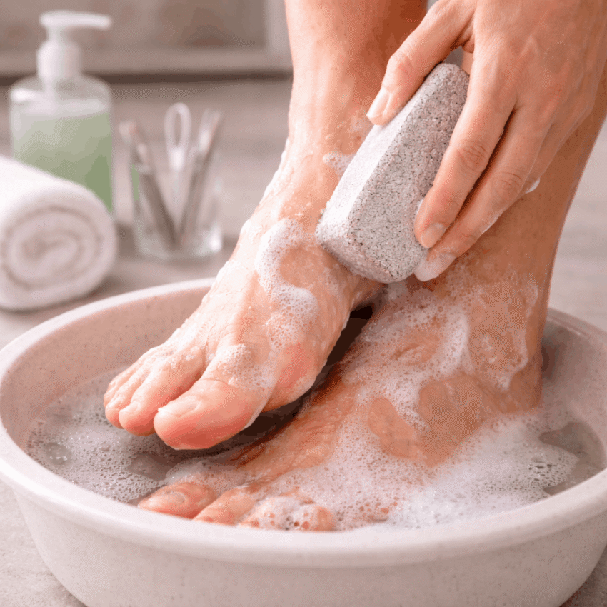 Toenail fungus can return if preventive foot care and hygiene are not maintained.