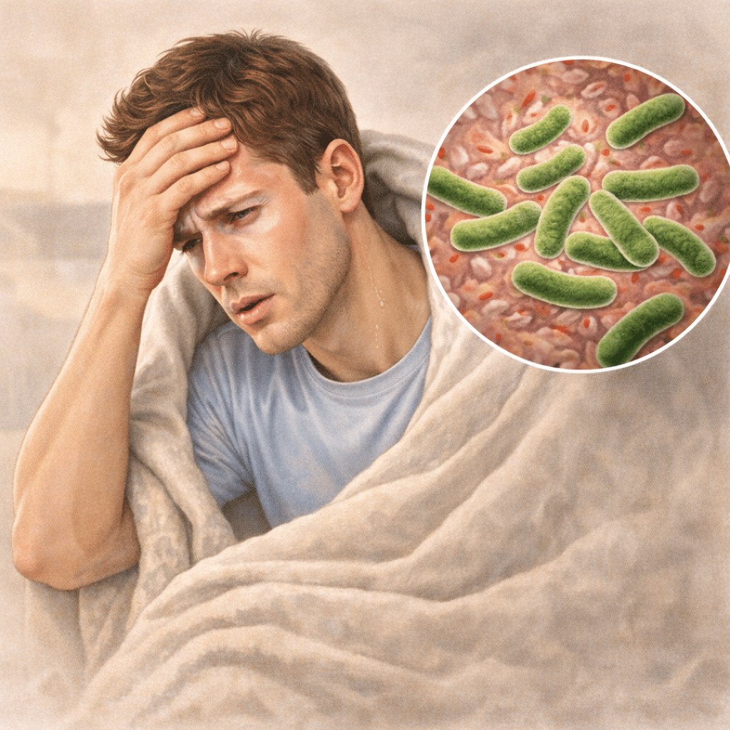 Welk type infectie kan meestal met antibiotica worden behandeld?