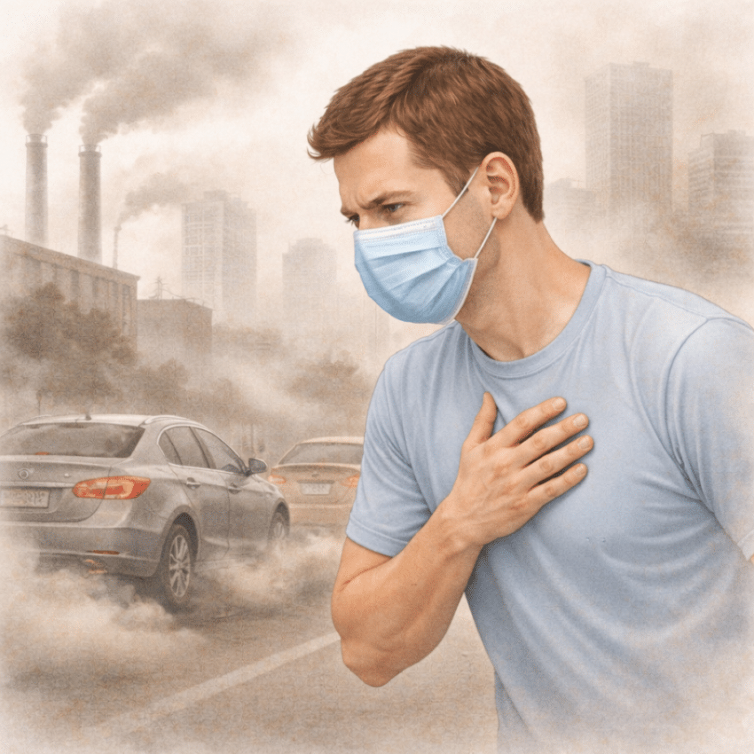 Air pollution can worsen asthma symptoms and increase the risk of asthma attacks.