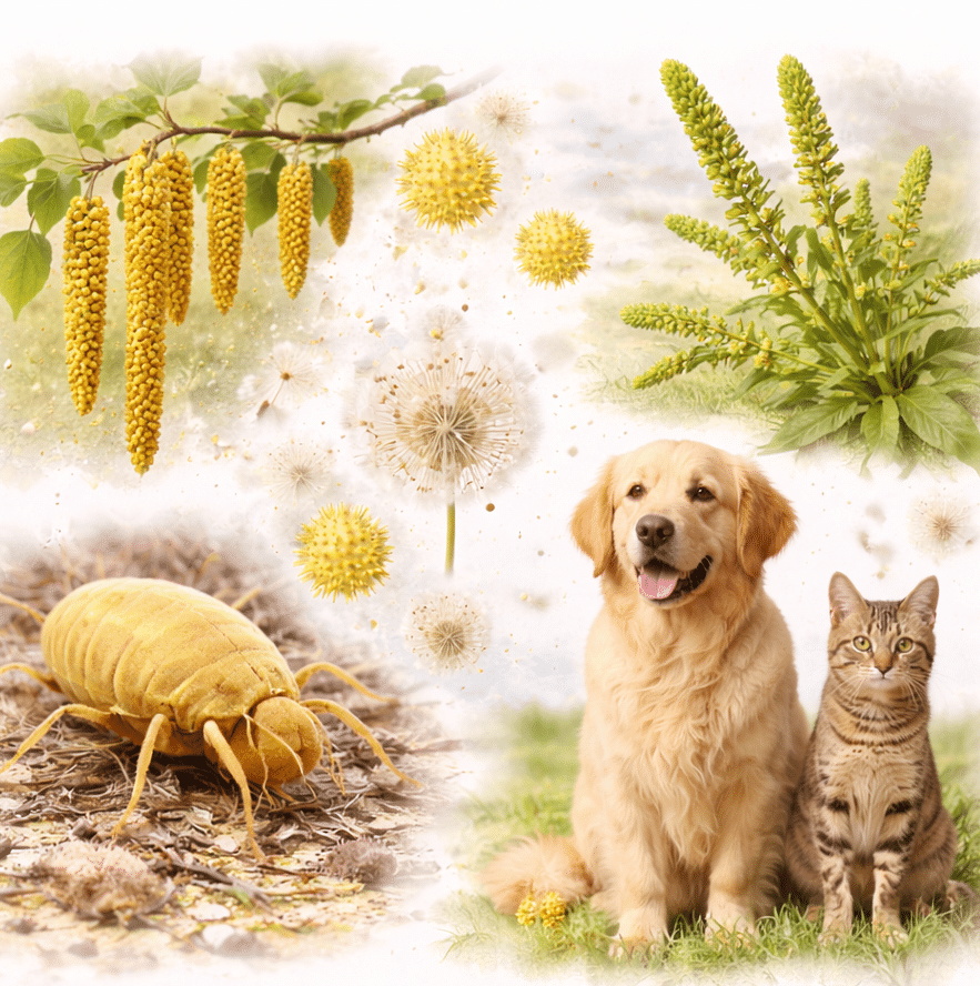 ¿Cuál alérgeno causa con más frecuencia alergias estacionales en primavera y verano?