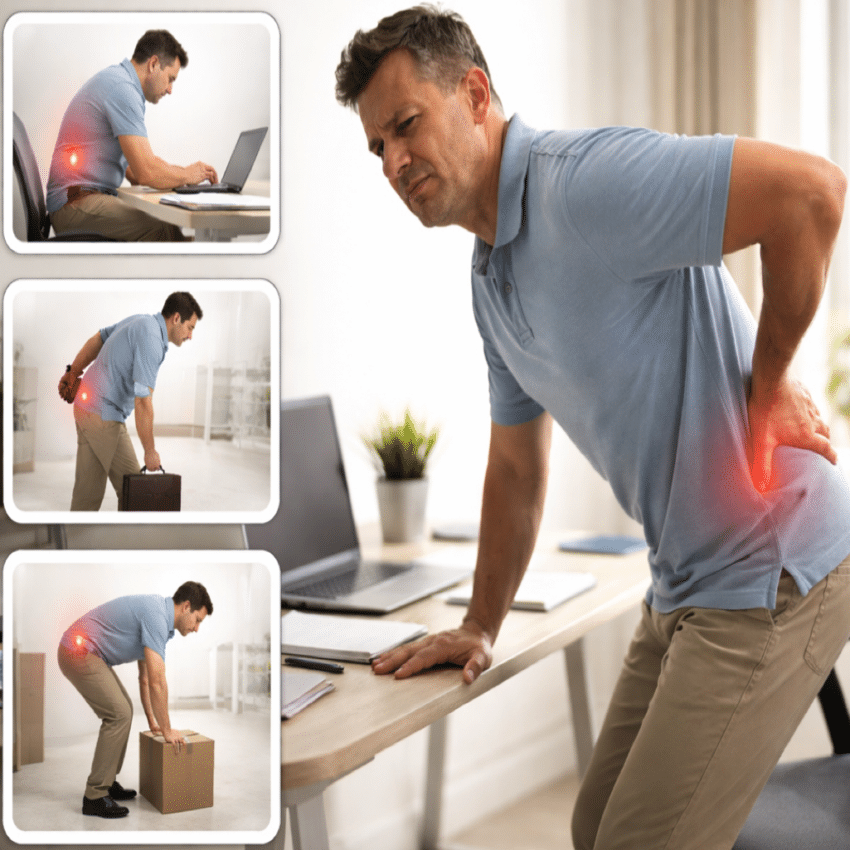 Pain that comes and goes is often linked to movement or posture.