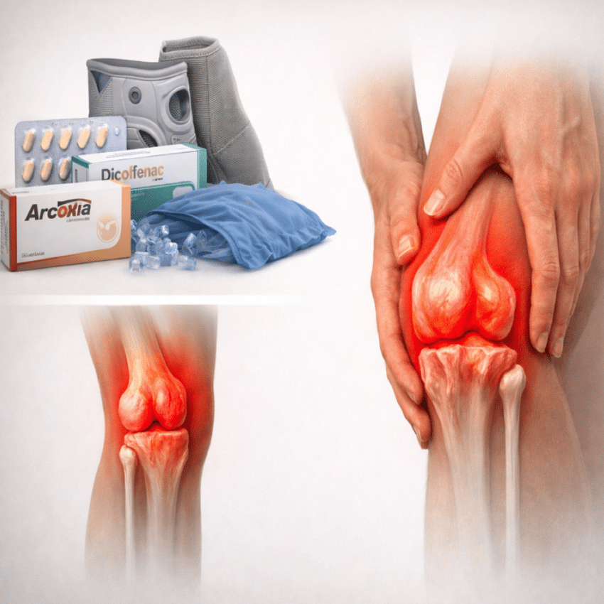 Which situation is more typical of inflammation-related pain?