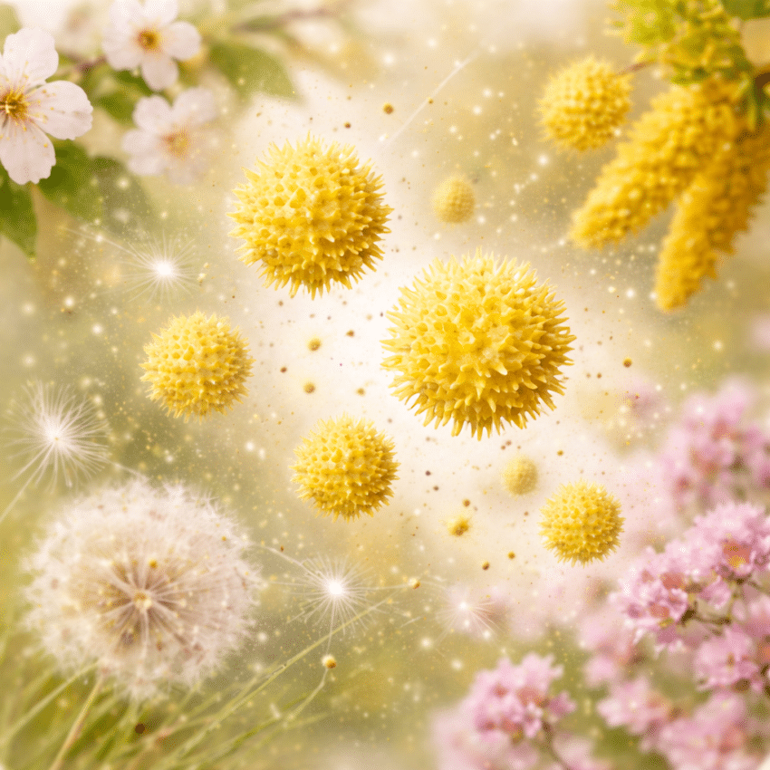 Starting allergy medication before pollen levels rise can help reduce symptom severity.