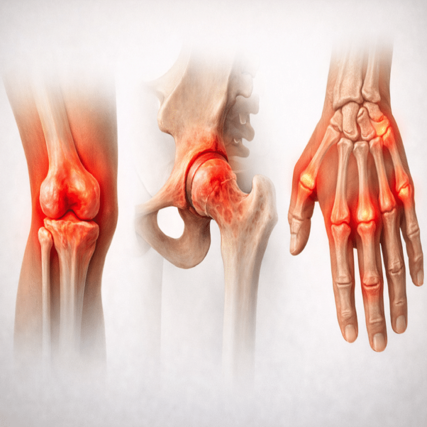 Which option is most commonly linked to joint pain?